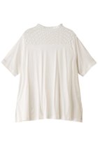 【ミディウミソリッド/MIDIUMISOLID】のlace switching PO プルオーバー off white|ID:prp329100003962144