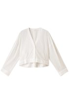 【ミディウミソリッド/MIDIUMISOLID】のsheer voile V/neck CD カーディガン off white|ID: prp329100003962148 ipo3291000000029988438