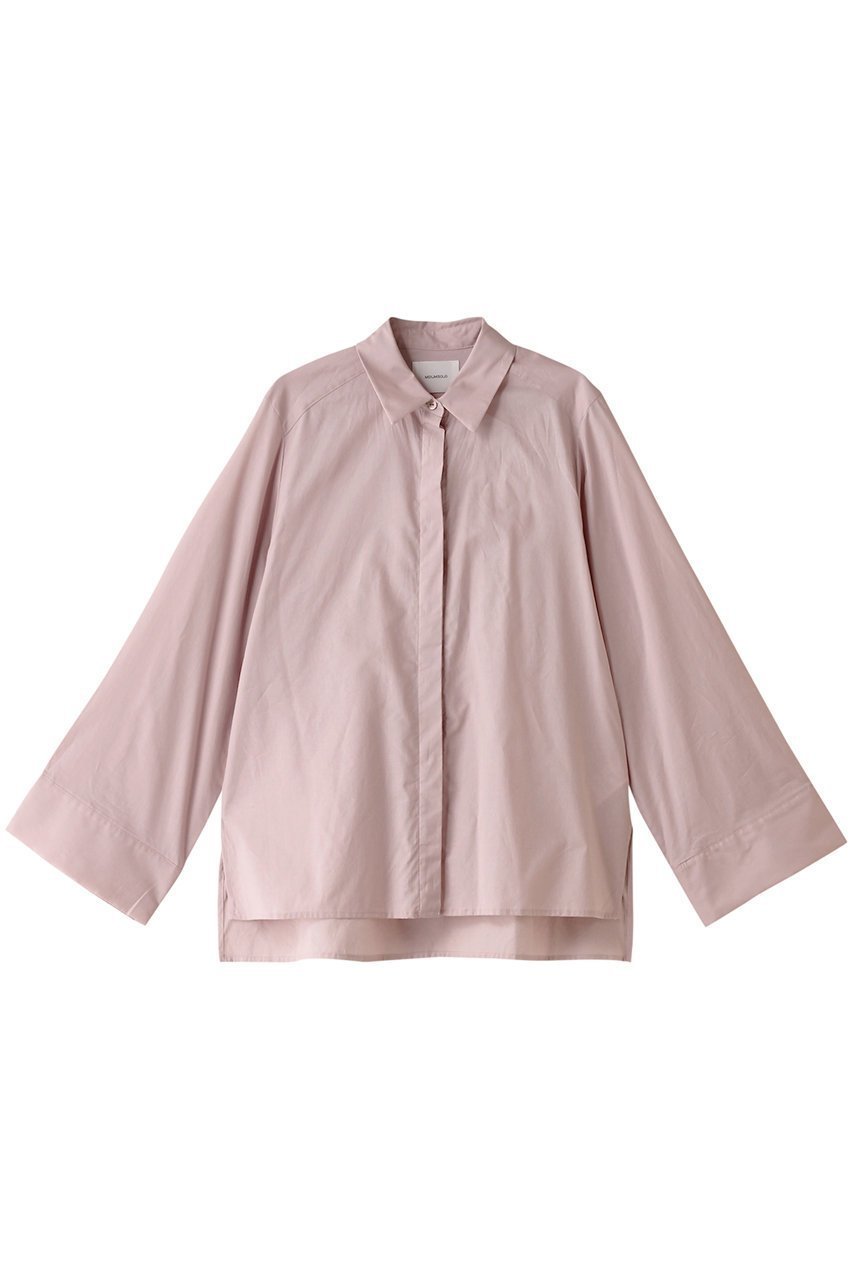 【ミディウミソリッド/MIDIUMISOLID】のwide sleeve shirt シャツ インテリア・キッズ・メンズ・レディースファッション・服の通販 founy(ファニー) 　ファッション　Fashion　レディースファッション　WOMEN　トップス・カットソー　Tops/Tshirt　シャツ/ブラウス　Shirts/Blouses　シンプル　Simple　スリーブ　Sleeve　トレンド　Trend　ロング　Long　エレガント 上品　Elegant　長袖　Long Sleeve　pink|ID: prp329100003962149 ipo3291000000028482889