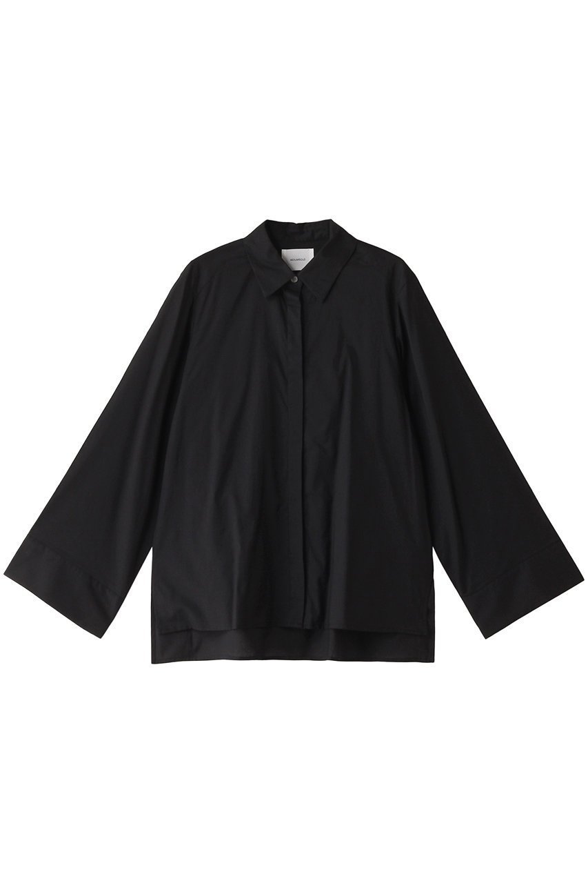 【ミディウミソリッド/MIDIUMISOLID】のwide sleeve shirt シャツ インテリア・キッズ・メンズ・レディースファッション・服の通販 founy(ファニー) 　ファッション　Fashion　レディースファッション　WOMEN　トップス・カットソー　Tops/Tshirt　シャツ/ブラウス　Shirts/Blouses　シンプル　Simple　スリーブ　Sleeve　トレンド　Trend　ロング　Long　エレガント 上品　Elegant　長袖　Long Sleeve　black|ID: prp329100003962149 ipo3291000000028482891