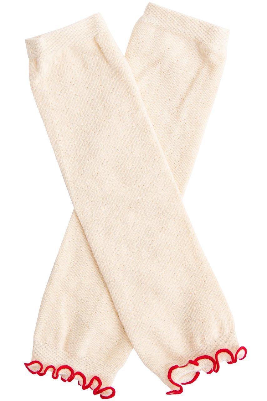 【ポプキンズ/POMPKINS / KIDS】の【BABY&KIDS】オーガニックレッグウォーマー透かし柄 インテリア・キッズ・メンズ・レディースファッション・服の通販 founy(ファニー) 　ファッション　Fashion　キッズファッション　Fashion for Kids　シューズ　Shoes, Footwear　ソックス　Socks, Hosiery　冬　Winter / This Winter　夏　Summer　透かし　Cut-Out, Lacework　防寒　Cold Protection, Winter-Ready　ナチュラル|ID: prp329100003963523 ipo3291000000036236487