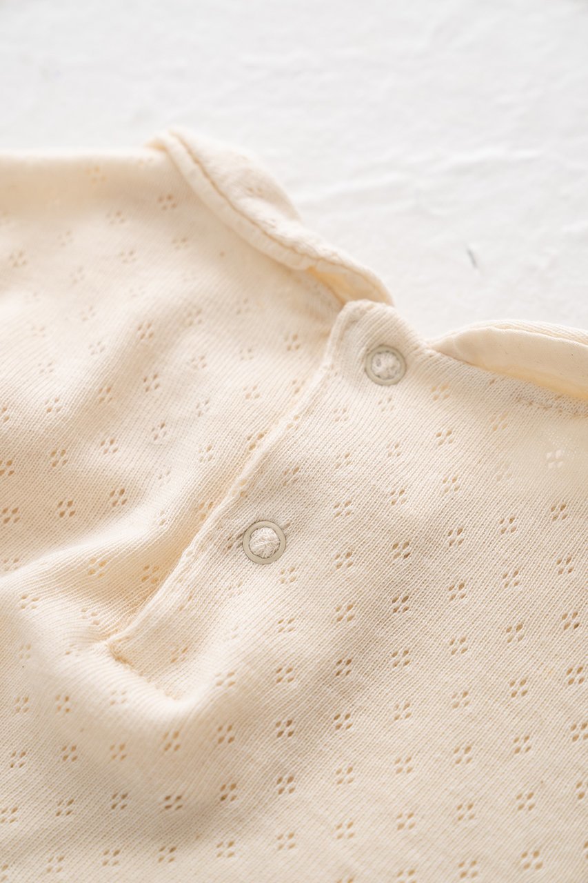 【ポプキンズ/POMPKINS / KIDS】の【BABY】オーガニックボディスーツ 人気、トレンドファッション・服の通販 founy(ファニー) 　ファッション　Fashion　キッズファッション　Fashion for Kids　おすすめ　Recommended / Our Picks　スーツ　Suit, Formalwear　ベビー　Baby, Babywear　ロンパース　Romper, Jumpsuit　透かし　Cut-Out, Lacework　other-6|ID: prp329100003963524 ipo3291000000036191917