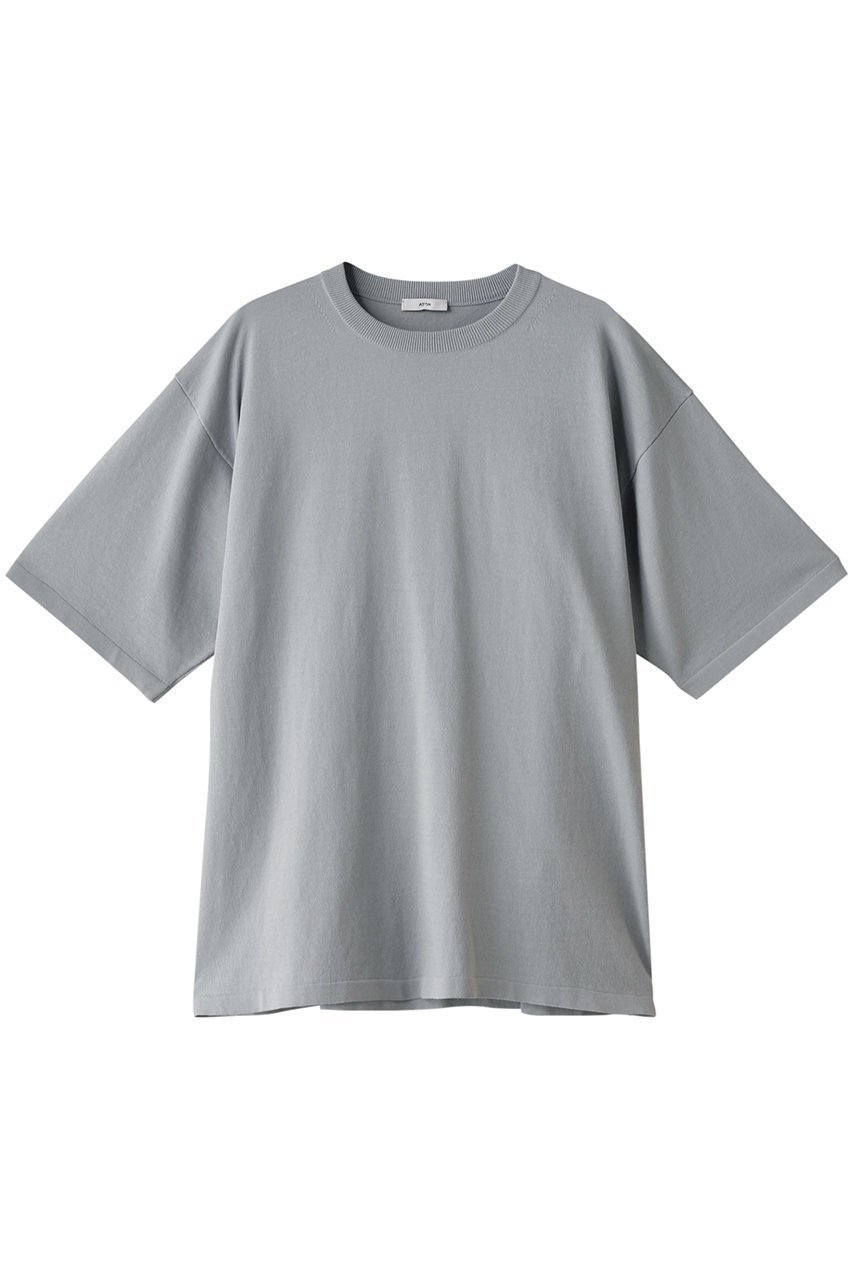 【エイトン/ATON / MEN】の【MEN】FRESCA ニット クルーネック セーター 人気、トレンドファッション・服の通販 founy(ファニー) 　ファッション　Fashion　メンズファッション　Fashion for Men　トップス・カットソー　Cut & Sew Tops　ニット・セーター / 定番トップス　Knit Tops & Sweaters　インド　Indian Textile　シンプル　Simple, Minimal　スラックス　Slacks, Dress Pants　セーター　Sweater, Knitwear　ドレープ　Drape, Draping Fabric　ボックス　Boxy, Box Shape　半袖　Short Sleeve, Half Sleeve　吸水　Absorbent, Quick-Dry　 other-1|ID: prp329100003963556 ipo3291000000032945118