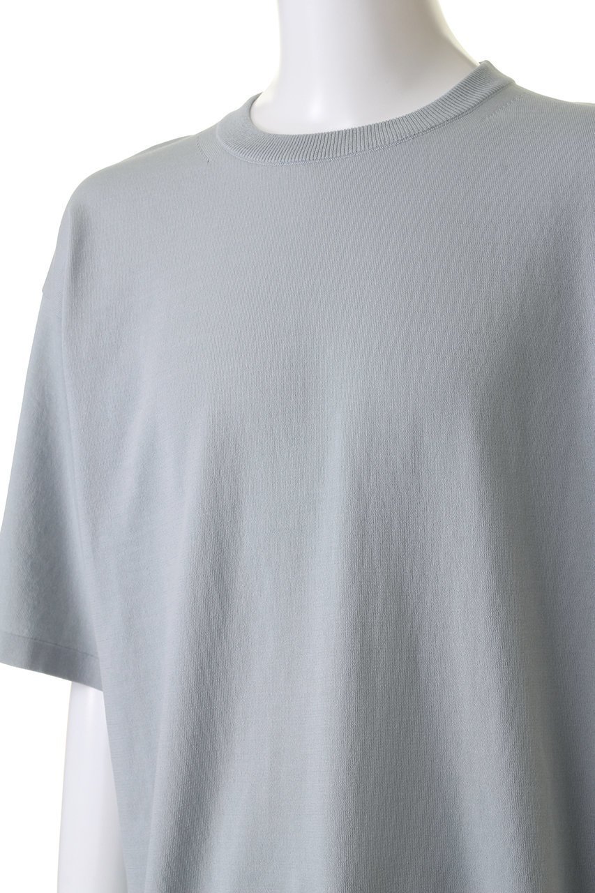 【エイトン/ATON / MEN】の【MEN】FRESCA ニット クルーネック セーター 人気、トレンドファッション・服の通販 founy(ファニー) 　ファッション　Fashion　メンズファッション　Fashion for Men　トップス・カットソー　Cut & Sew Tops　ニット・セーター / 定番トップス　Knit Tops & Sweaters　インド　Indian Textile　シンプル　Simple, Minimal　スラックス　Slacks, Dress Pants　セーター　Sweater, Knitwear　ドレープ　Drape, Draping Fabric　ボックス　Boxy, Box Shape　半袖　Short Sleeve, Half Sleeve　吸水　Absorbent, Quick-Dry　other-5|ID: prp329100003963556 ipo3291000000034959145