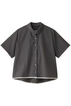 【ミズイロ インド/mizuiro ind】のround collar bicolor hem line shirt シャツ c.gray|ID:prp329100003963571