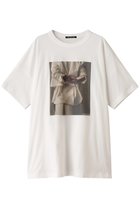 【ミズイロ インド/mizuiro ind】のprinted wide T-shirt Tシャツ 96|ID:prp329100003963572