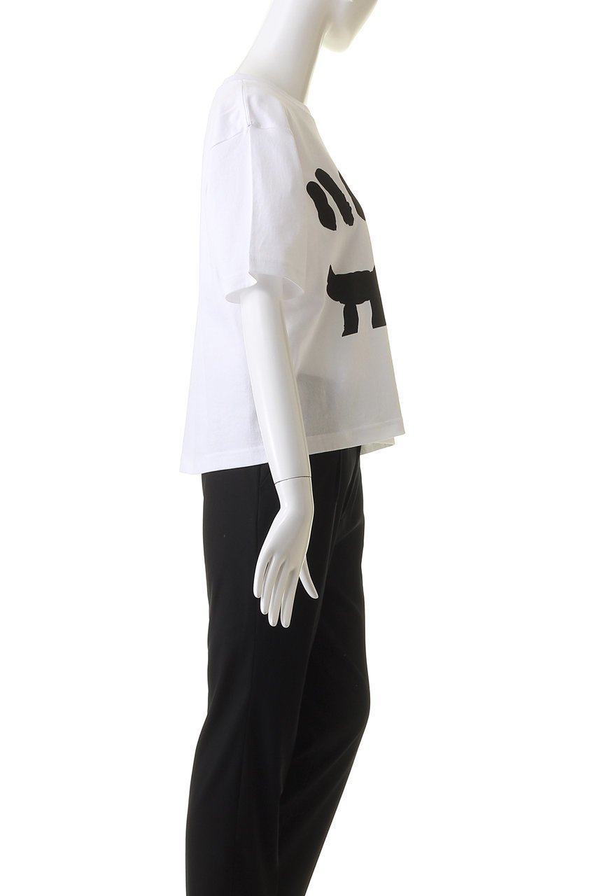 【エリオポール/heliopole】の【manipuri】PRINT TシャツANML 人気、トレンドファッション・服の通販 founy(ファニー) 　ファッション　Fashion　レディースファッション　Fashion for Women　トップス・カットソー　Cut & Sew Tops　シャツ・ブラウス・オフィスカジュアル　Elegant Blouses & Button-Ups　ロングTシャツ・Tシャツ　Longline T-Shirts & Tees　カットソー・ベーシックTシャツ　Cut-and-Sewn Tops / Stretch Tees & Basics　ショート　Short, Short Length　スリーブ　Sleeve, Long Sleeve / Short Sleeve　ハーフ　Half, Half-Length　プリント　Print, Printed Pattern　モノトーン　Monotone, Black and White　other-3|ID: prp329100003963574 ipo3291000000035792142