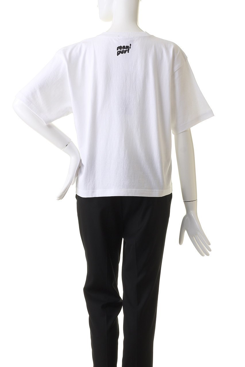 【エリオポール/heliopole】の【manipuri】PRINT TシャツANML 大人の最旬トレンドファッション＆コーディネート founy(ファウニー) 　ファッション　Fashion　レディースファッション　Fashion for Women　トップス・カットソー　Cut & Sew Tops　シャツ・ブラウス・オフィスカジュアル　Elegant Blouses & Button-Ups　ロングTシャツ・Tシャツ　Longline T-Shirts & Tees　カットソー・ベーシックTシャツ　Cut-and-Sewn Tops / Stretch Tees & Basics　ショート　Short, Short Length　スリーブ　Sleeve, Long Sleeve / Short Sleeve　ハーフ　Half, Half-Length　プリント　Print, Printed Pattern　モノトーン　Monotone, Black and White　other-4|ID: prp329100003963574 ipo3291000000036986653