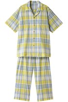 【キッドブルー/KID BLUE / MEN】の【MEN】24シャーリングチェックパジャマ イエロー|ID: prp329100003963610 ipo3291000000032841814