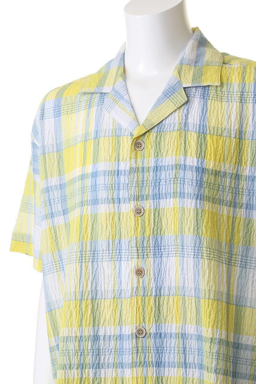 【キッドブルー/KID BLUE / MEN】の【MEN】24シャーリングチェックパジャマ 人気、トレンドファッション・服の通販 founy(ファニー) 　ファッション　Fashion　メンズファッション　Fashion for Men　シャーリング　Shirring, Ruched　チェック　Check, Plaid, Tartan　パジャマ　Pajamas, Sleepwear　夏　Summer　春　Spring　S/S・春夏　SS, Spring/Summer, Warm Season　other-5|ID: prp329100003963610 ipo3291000000032841842