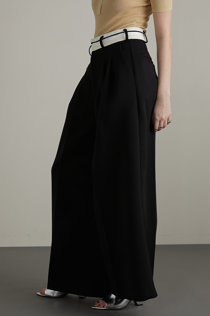 【プランク プロジェクト/PRANK PROJECT】のマーベルトワイドスラックス / Waistband Lining Wide Slacks 人気、トレンドファッション・服の通販 founy(ファニー) 　ファッション　Fashion　レディースファッション　WOMEN　パンツ　Pants　ベルト　Belts　おすすめ　Recommend　ストレッチ　Stretch　セットアップ　Set Up　リネン　Linen　軽量　Lightweight　other-3|ID: prp329100003963613 ipo3291000000031456810