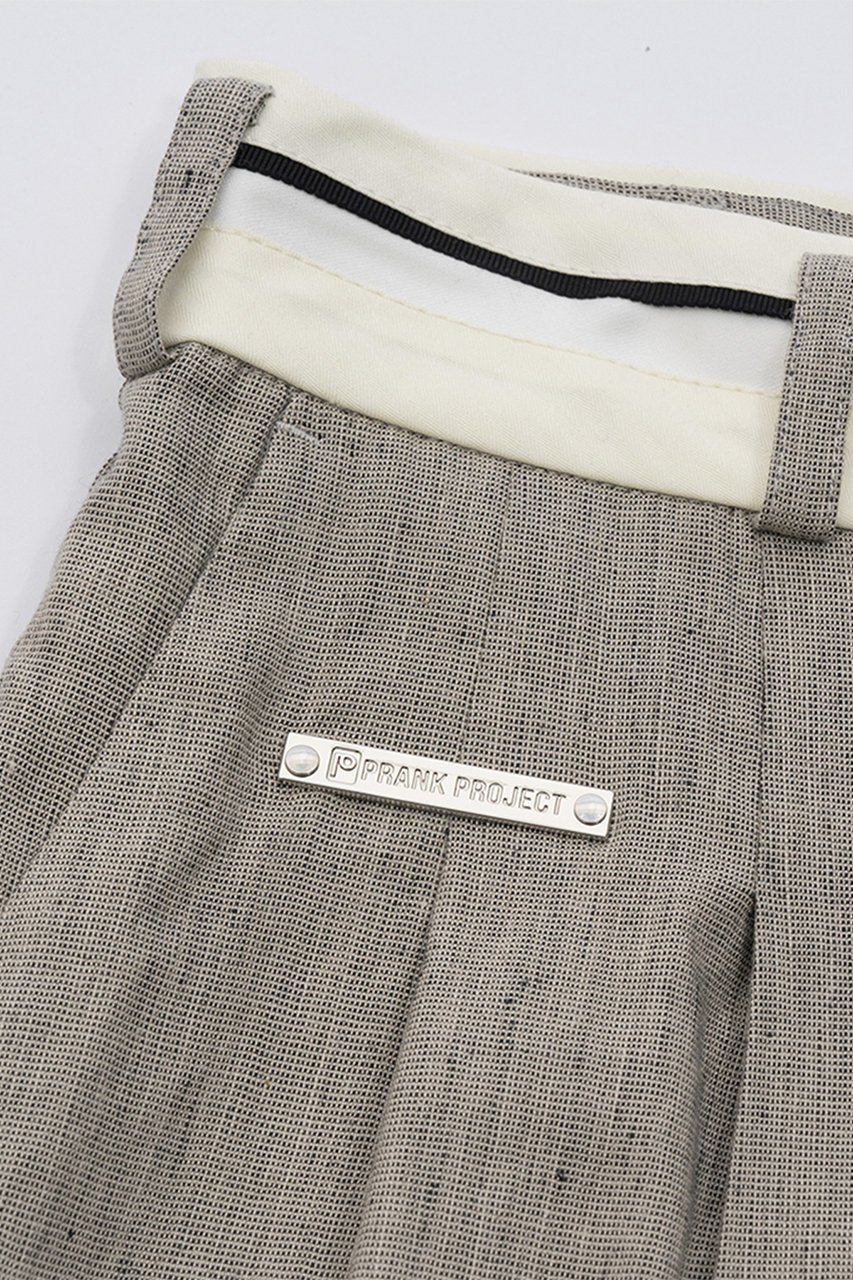 【プランク プロジェクト/PRANK PROJECT】のマーベルトワイドスラックス / Waistband Lining Wide Slacks 人気、トレンドファッション・服の通販 founy(ファニー) 　ファッション　Fashion　レディースファッション　Fashion for Women　パンツ　Pants & Trousers　ベルト&ウエストマーク　Belts & Waist Accessories　おすすめ　Recommended / Our Picks　ストレッチ　Stretch, Stretchy Fabric　セットアップ　Set-Up, Coordinated Outfit　リネン　Linen, Linen Fabric　軽量　Lightweight, Ultra Light　other-6|ID: prp329100003963613 ipo3291000000035714021