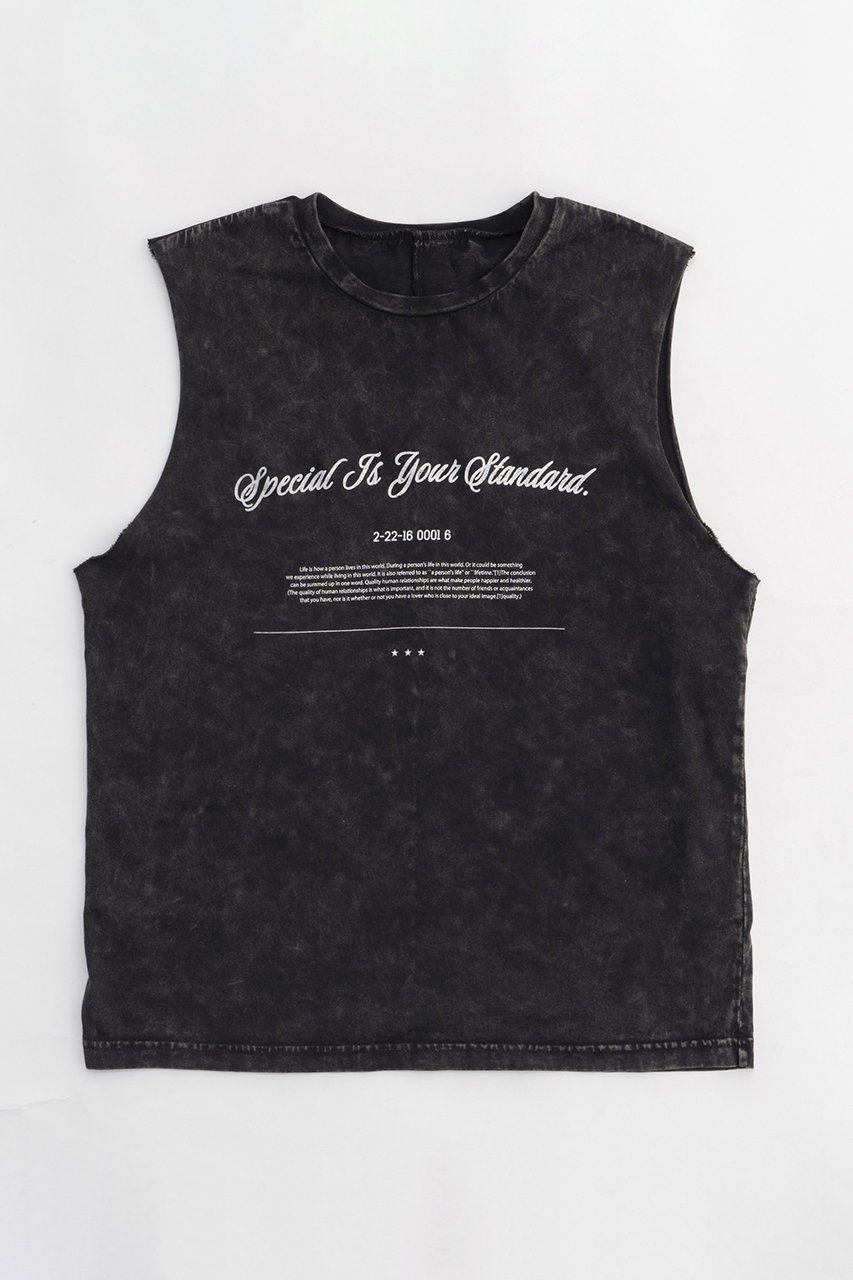 【メゾンスペシャル/MAISON SPECIAL】のSlogan Tank Top/スローガンタンクトップ インテリア・キッズ・メンズ・レディースファッション・服の通販 founy(ファニー) 　ファッション　Fashion　レディースファッション　WOMEN　トップス・カットソー　Tops/Tshirt　キャミソール / ノースリーブ　No Sleeves　シャツ/ブラウス　Shirts/Blouses　ロング / Tシャツ　T-Shirts　カットソー　Cut and Sewn　キャミソール　Camisole　タンク　Tank　プリント　Print　夏　Summer　BLK(ブラック)|ID: prp329100003964903 ipo3291000000026135295