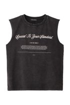 【メゾンスペシャル/MAISON SPECIAL】のSlogan Tank Top/スローガンタンクトップ BLK(ブラック)|ID: prp329100003964903 ipo3291000000032925208