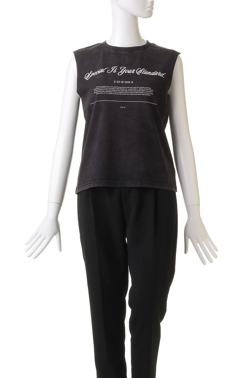 【メゾンスペシャル/MAISON SPECIAL】のSlogan Tank Top/スローガンタンクトップ 人気、トレンドファッション・服の通販 founy(ファニー) 　ファッション　Fashion　レディースファッション　Fashion for Women　トップス・カットソー　Cut & Sew Tops　キャミソール&ノースリーブ　Camisoles & Sleeveless Tops　シャツ・ブラウス・オフィスカジュアル　Elegant Blouses & Button-Ups　ロングTシャツ・Tシャツ　Longline T-Shirts & Tees　カットソー・ベーシックTシャツ　Cut-and-Sewn Tops / Stretch Tees & Basics　インナー　Innerwear　キャミソール　Camisole, Spaghetti Strap Top　スペシャル　Special, Limited Edition　タンク　Tank Top, Sleeveless Top　プリント　Print, Printed Pattern　夏　Summer　other-2|ID: prp329100003964903 ipo3291000000036665847