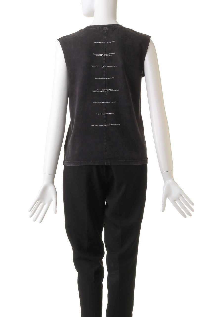 【メゾンスペシャル/MAISON SPECIAL】のSlogan Tank Top/スローガンタンクトップ 人気、トレンドファッション・服の通販 founy(ファニー) 　ファッション　Fashion　レディースファッション　Fashion for Women　トップス・カットソー　Cut & Sew Tops　キャミソール&ノースリーブ　Camisoles & Sleeveless Tops　シャツ・ブラウス・オフィスカジュアル　Elegant Blouses & Button-Ups　ロングTシャツ・Tシャツ　Longline T-Shirts & Tees　カットソー・ベーシックTシャツ　Cut-and-Sewn Tops / Stretch Tees & Basics　インナー　Innerwear　キャミソール　Camisole, Spaghetti Strap Top　スペシャル　Special, Limited Edition　タンク　Tank Top, Sleeveless Top　プリント　Print, Printed Pattern　夏　Summer　other-4|ID: prp329100003964903 ipo3291000000036665849