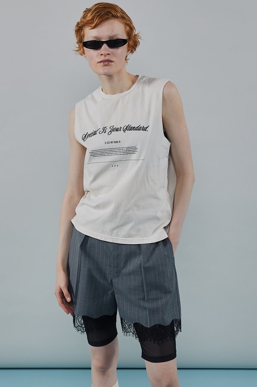 【メゾンスペシャル/MAISON SPECIAL】のSlogan Tank Top/スローガンタンクトップ 人気、トレンドファッション・服の通販 founy(ファニー) 　ファッション　Fashion　レディースファッション　Fashion for Women　トップス・カットソー　Cut & Sew Tops　キャミソール&ノースリーブ　Camisoles & Sleeveless Tops　シャツ・ブラウス・オフィスカジュアル　Elegant Blouses & Button-Ups　ロングTシャツ・Tシャツ　Longline T-Shirts & Tees　カットソー・ベーシックTシャツ　Cut-and-Sewn Tops / Stretch Tees & Basics　インナー　Innerwear　キャミソール　Camisole, Spaghetti Strap Top　スペシャル　Special, Limited Edition　タンク　Tank Top, Sleeveless Top　プリント　Print, Printed Pattern　夏　Summer　other-6|ID: prp329100003964903 ipo3291000000036665851