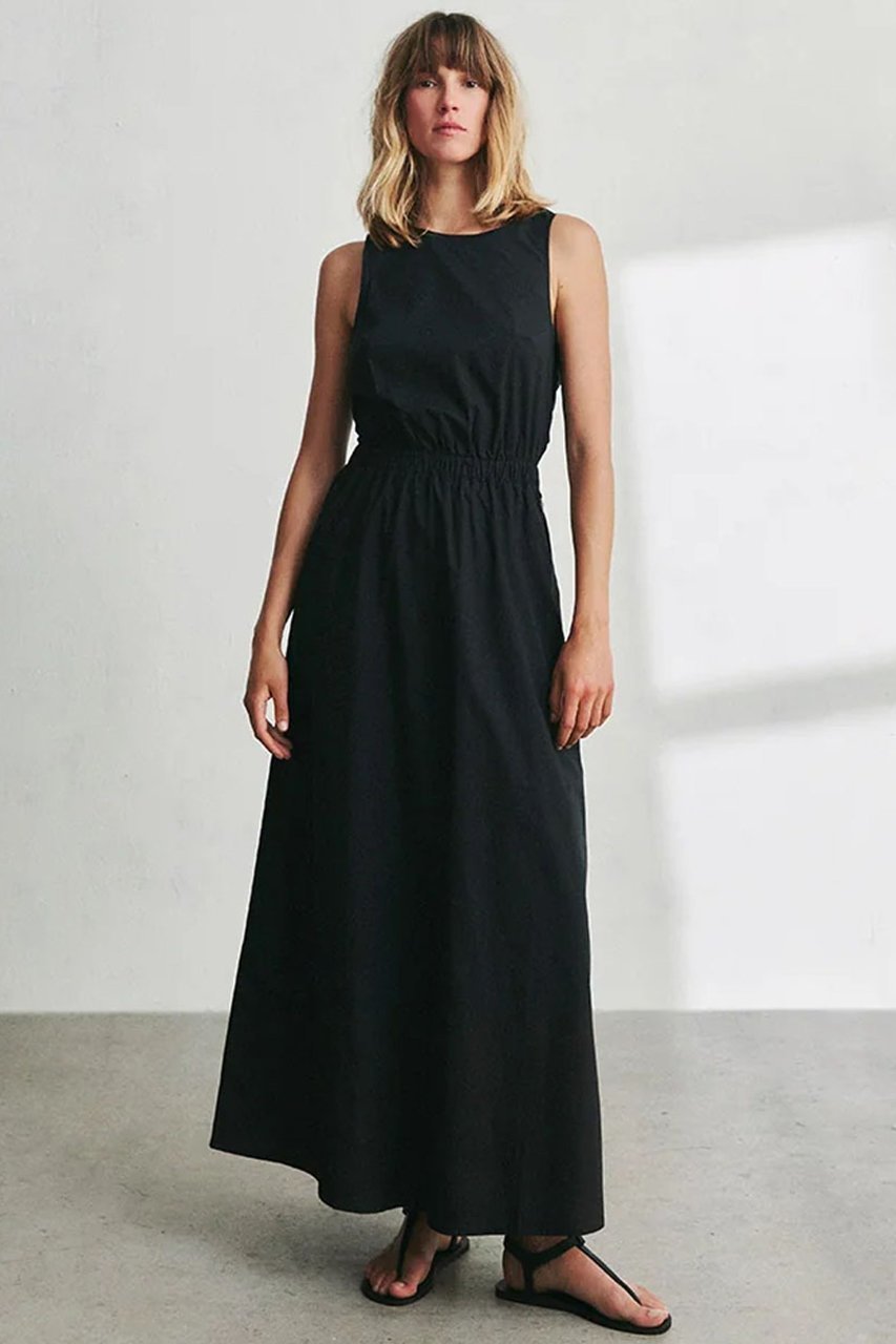 【エコアルフ/ECOALF】のGALENA ドレス / GALENA DRESS WOMAN 人気、トレンドファッション・服の通販 founy(ファニー) 　ファッション　Fashion　レディースファッション　Fashion for Women　ワンピース　Dresses　フォーマル・パーティードレス・結婚式用ドレス　Elegant & Casual Dresses　チュニック　Tunic Tops & Dresses　おすすめ　Recommended / Our Picks　ギャザー　Gathered, Ruffled　チュニック　Tunic, Long Top　ドレス　Dress, One-Piece　ドレープ　Drape, Draping Fabric　ノースリーブ　Sleeveless, No-Sleeve　リゾート　Resort, Vacation Style　リボン　Ribbon, Bow　リラックス　Relax, Relaxed Fit　ロング　Long, Long-Length　エレガント 上品　Elegant　other-3|ID: prp329100003964912 ipo3291000000032898744