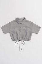 【プランク プロジェクト/PRANK PROJECT】のカラミショートシャツ / Karami Short Shirt L.GRY(ライトグレー)|ID:prp329100003964914