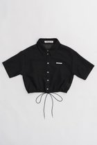【プランク プロジェクト/PRANK PROJECT】のカラミショートシャツ / Karami Short Shirt BLK(ブラック)|ID: prp329100003964914 ipo3291000000032907993