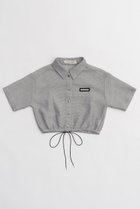 【プランク プロジェクト/PRANK PROJECT】のカラミショートシャツ / Karami Short Shirt L.GRY(ライトグレー)|ID: prp329100003964914 ipo3291000000032907994