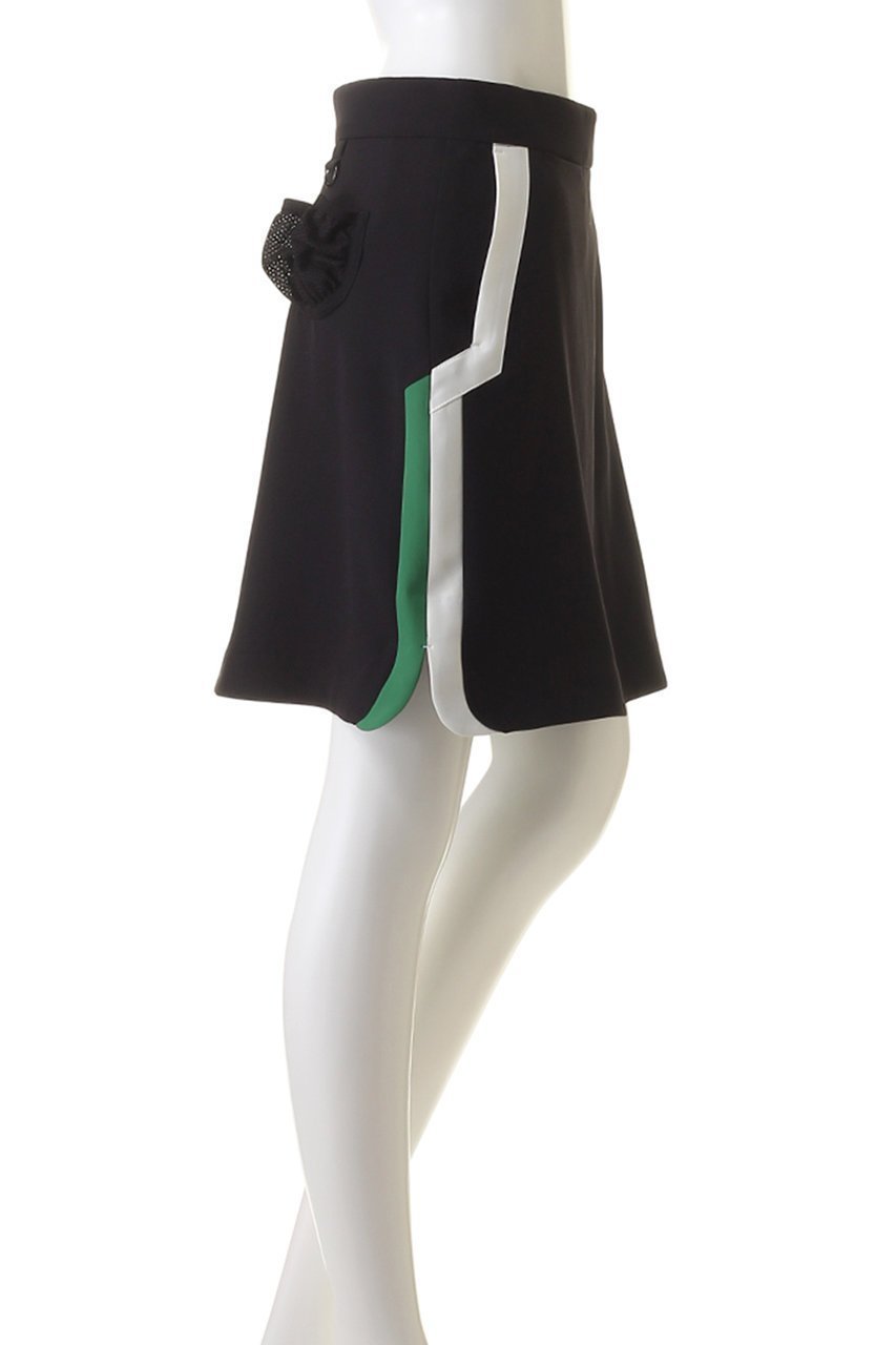 【ティーエムジー/TMG】の配色スリットスカート 人気、トレンドファッション・服の通販 founy(ファニー) 　ファッション　Fashion　レディースファッション　Ladies' Fashion Online　スカート　Skirt　スポーツウェア　Sportswear　スポーツ スカート　Sports Skirt　コンパクト　Compact　ゴルフ　Golf　ストレッチ　Stretch　スポーツ　Sports　スポーティ　Sporty　スリット　Slit　ファブリック　Fabric　other-3|ID: prp329100003964924 ipo3291000000031455977