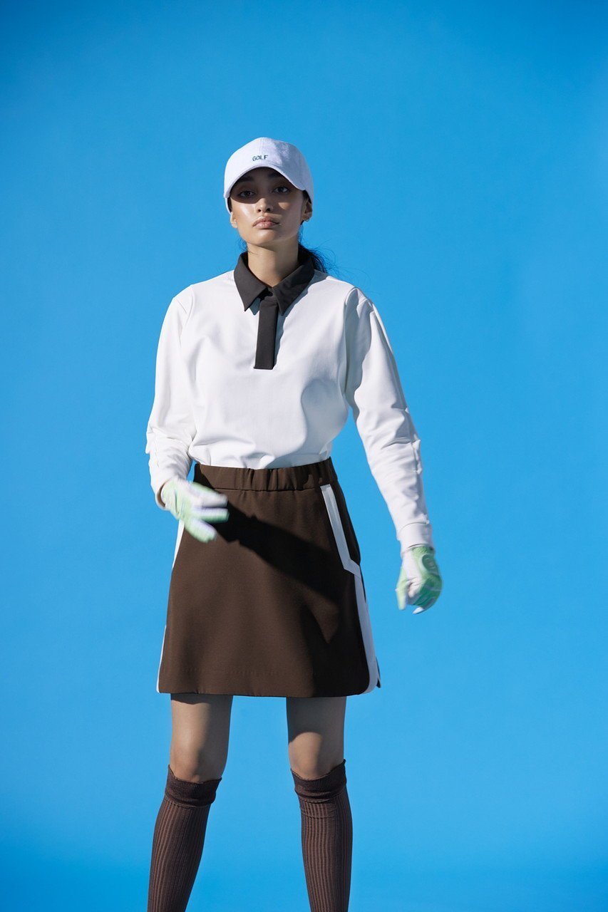 【ティーエムジー/TMG】の配色スリットスカート 人気、トレンドファッション・服の通販 founy(ファニー) 　ファッション　Fashion　レディースファッション　Ladies' Fashion Online　スカート　Skirt　スポーツウェア　Sportswear　スポーツ スカート　Sports Skirt　コンパクト　Compact　ゴルフ　Golf　ストレッチ　Stretch　スポーツ　Sports　スポーティ　Sporty　スリット　Slit　ファブリック　Fabric　other-6|ID: prp329100003964924 ipo3291000000031455980