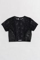 【プランク プロジェクト/PRANK PROJECT】のレースクロップドTEE / Lace Cropped Tee BLK(ブラック)|ID: prp329100003964936 ipo3291000000035791929