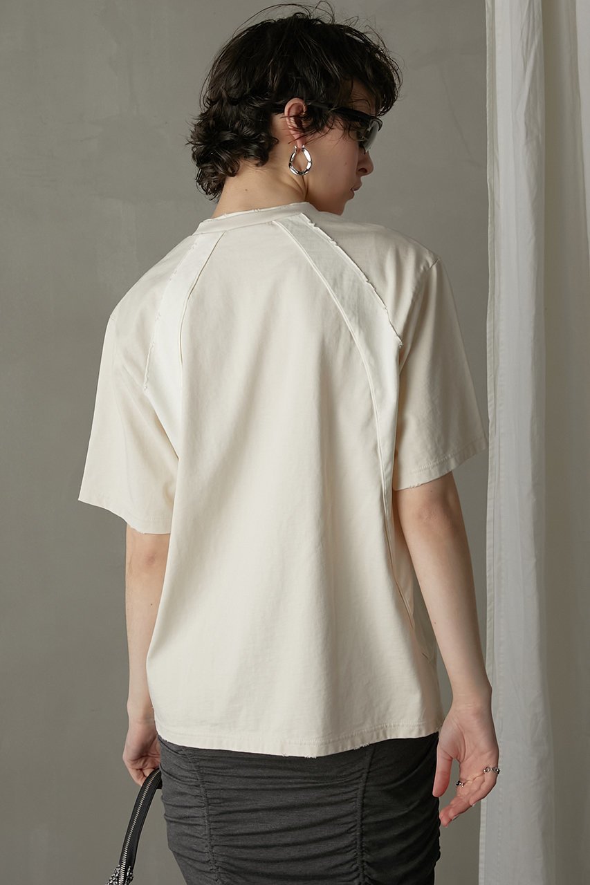 【プランク プロジェクト/PRANK PROJECT】のパワーショルダーゲームTEE / Power Shoulder Game Tee 人気、トレンドファッション・服の通販 founy(ファニー) 　ファッション　Fashion　レディースファッション　WOMEN　トップス・カットソー　Tops/Tshirt　シャツ/ブラウス　Shirts/Blouses　ロング / Tシャツ　T-Shirts　カットソー　Cut and Sewn　ショート　Short　スポーティ　Sporty　スリーブ　Sleeve　ダメージ　Damage　パープル　Purple　other-5|ID: prp329100003964937 ipo3291000000031820859