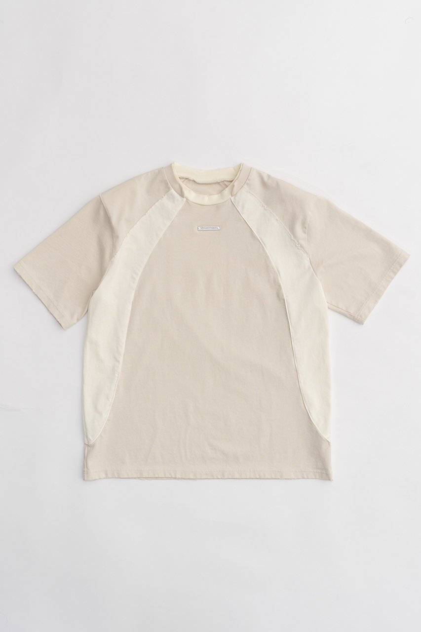 【プランク プロジェクト/PRANK PROJECT】のパワーショルダーゲームTEE / Power Shoulder Game Tee インテリア・キッズ・メンズ・レディースファッション・服の通販 founy(ファニー) ファッション Fashion レディースファッション Fashion for Women トップス・カットソー Cut & Sew Tops シャツ・ブラウス・オフィスカジュアル Elegant Blouses & Button-Ups ロングTシャツ・Tシャツ Longline T-Shirts & Tees カットソー・ベーシックTシャツ Cut-and-Sewn Tops / Stretch Tees & Basics ショート Short, Short Length スポーティ Sporty, Casual Athletic スリーブ Sleeve, Long Sleeve / Short Sleeve ダメージ Distressed, Destroyed パープル Purple, Violet WHT(ホワイト)|ID: prp329100003964937 ipo3291000000035837414