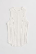 【プランク プロジェクト/PRANK PROJECT】のハイネックタンクトップ / High Neck Tank Top WHT(ホワイト)|ID: prp329100003964938 ipo3291000000032928341