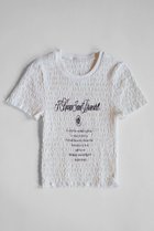 【プランク プロジェクト/PRANK PROJECT】のシャーリングロゴトップス / Shirring Logo Tops WHT(ホワイト)|ID: prp329100003964940 ipo3291000000035791944