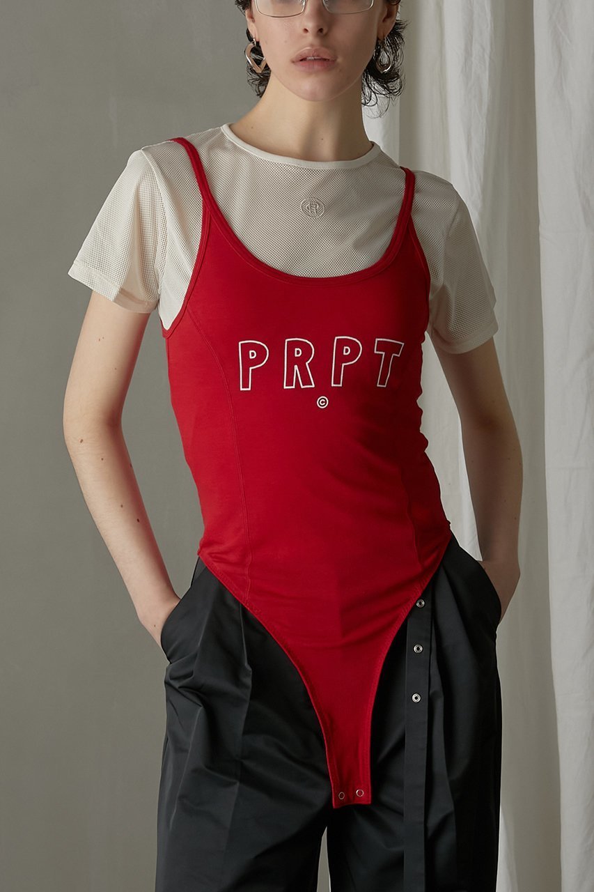 【プランク プロジェクト/PRANK PROJECT】のPRPTキャミボディスーツ / PRPT Cami Bodysuit 人気、トレンドファッション・服の通販 founy(ファニー) 　ファッション　Fashion　レディースファッション　Fashion for Women　トップス・カットソー　Cut & Sew Tops　キャミソール&ノースリーブ　Camisoles & Sleeveless Tops　シャツ・ブラウス・オフィスカジュアル　Elegant Blouses & Button-Ups　ロングTシャツ・Tシャツ　Longline T-Shirts & Tees　カットソー・ベーシックTシャツ　Cut-and-Sewn Tops / Stretch Tees & Basics　おすすめ　Recommended / Our Picks　キャミ　Camisole, Cami Top　キャミソール　Camisole, Spaghetti Strap Top　スーツ　Suit, Formalwear　タンク　Tank Top, Sleeveless Top　other-5|ID: prp329100003964941 ipo3291000000032930213