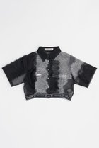 【プランク プロジェクト/PRANK PROJECT】のレーステープシャツ / Lace Tape Shirt 人気、トレンドファッション・服の通販 founy(ファニー) ファッション Fashion レディースファッション Fashion for Women トップス・カットソー Cut & Sew Tops シャツ・ブラウス・オフィスカジュアル Elegant Blouses & Button-Ups おすすめ Recommended / Our Picks オーガンジー Organza Fabric ショート Short, Short Length スポーティ Sporty, Casual Athletic スリーブ Sleeve, Long Sleeve / Short Sleeve パッチワーク Patchwork, Mixed Fabric リップ Lip, Lip Motif レース Lace, Lace Fabric 夏 Summer thumbnail BLK(ブラック)|ID: prp329100003964944 ipo3291000000034422379