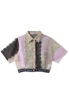 【プランク プロジェクト/PRANK PROJECT】のレーステープシャツ / Lace Tape Shirt 人気、トレンドファッション・服の通販 founy(ファニー) ファッション Fashion レディースファッション Fashion for Women トップス・カットソー Cut & Sew Tops シャツ・ブラウス・オフィスカジュアル Elegant Blouses & Button-Ups おすすめ Recommended / Our Picks オーガンジー Organza Fabric ショート Short, Short Length スポーティ Sporty, Casual Athletic スリーブ Sleeve, Long Sleeve / Short Sleeve パッチワーク Patchwork, Mixed Fabric リップ Lip, Lip Motif レース Lace, Lace Fabric 夏 Summer thumbnail MLT(マルチカラー)|ID: prp329100003964944 ipo3291000000034422380