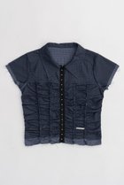 【プランク プロジェクト/PRANK PROJECT】のリバーシブルシアーレイヤードチェックシャツ / Reversible Sheer Layered Check Shirt BLU(ブルー)|ID: prp329100003964945 ipo3291000000032908480