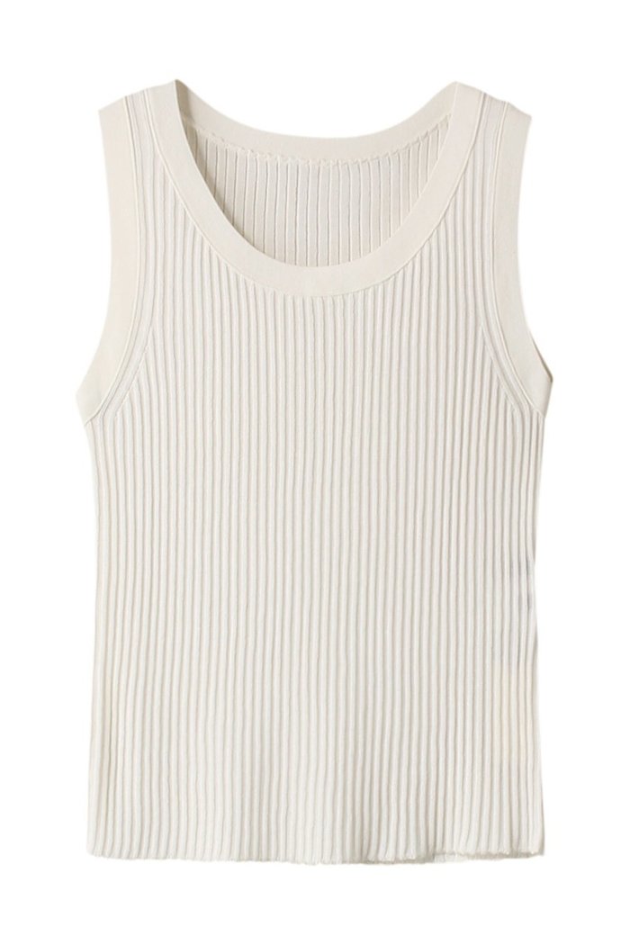 【アルアバイル/allureville】の2WAY RIB TANK インテリア・キッズ・メンズ・レディースファッション・服の通販 founy(ファウニー) https://founy.com/ ファッション Fashion レディースファッション Fashion for Women トップス・カットソー Cut & Sew Tops ニット Knit Tops & Sweaters カジュアルプルオーバー・ニットトップス Pullovers & Knit Tops / Casual Pullovers インナー Innerwear カーディガン Cardigan, Knitwear タンク Tank Top, Sleeveless Top |ID: prp329100003964997 ipo3291000000036531232