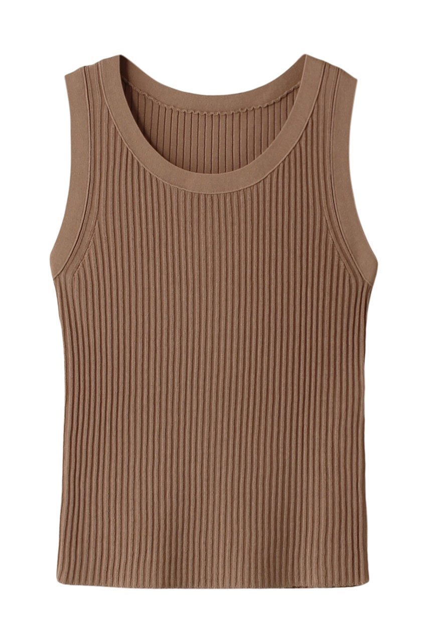 【アルアバイル/allureville】の2WAY RIB TANK インテリア・キッズ・メンズ・レディースファッション・服の通販 founy(ファニー) 　ファッション　Fashion　レディースファッション　Fashion for Women　トップス・カットソー　Cut & Sew Tops　ニット　Knit Tops & Sweaters　カジュアルプルオーバー・ニットトップス　Pullovers & Knit Tops / Casual Pullovers　インナー　Innerwear　カーディガン　Cardigan, Knitwear　タンク　Tank Top, Sleeveless Top　モカ|ID: prp329100003964997 ipo3291000000036531234