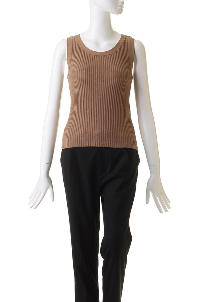 【アルアバイル/allureville】の2WAY RIB TANK 人気、トレンドファッション・服の通販 founy(ファニー) 　ファッション　Fashion　レディースファッション　Fashion for Women　トップス・カットソー　Cut & Sew Tops　ニット　Knit Tops & Sweaters　カジュアルプルオーバー・ニットトップス　Pullovers & Knit Tops / Casual Pullovers　インナー　Innerwear　カーディガン　Cardigan, Knitwear　タンク　Tank Top, Sleeveless Top　other-2|ID: prp329100003964997 ipo3291000000036531236