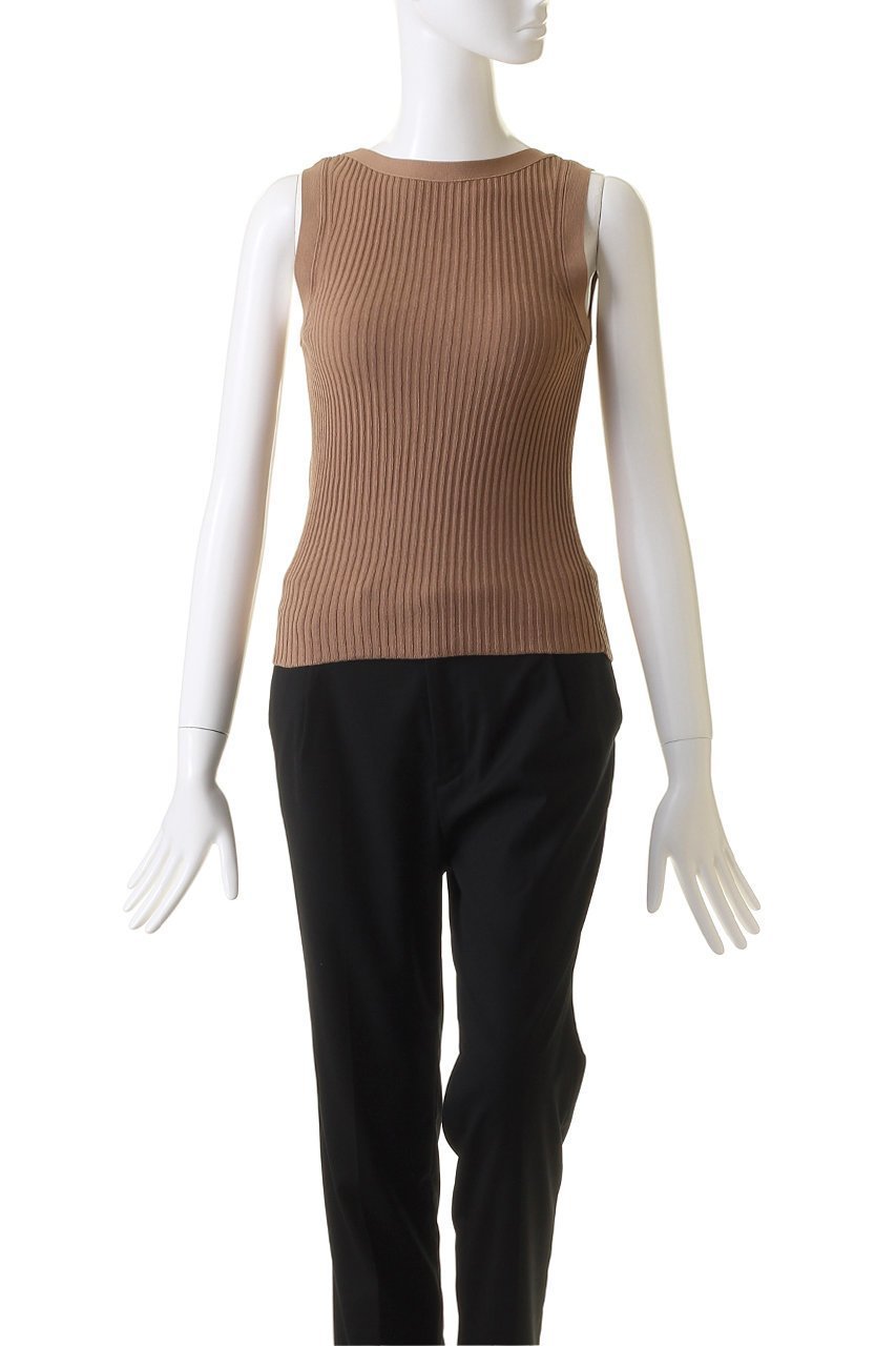 【アルアバイル/allureville】の2WAY RIB TANK 人気、トレンドファッション・服の通販 founy(ファニー) 　ファッション　Fashion　レディースファッション　Fashion for Women　トップス・カットソー　Cut & Sew Tops　ニット　Knit Tops & Sweaters　カジュアルプルオーバー・ニットトップス　Pullovers & Knit Tops / Casual Pullovers　インナー　Innerwear　カーディガン　Cardigan, Knitwear　タンク　Tank Top, Sleeveless Top　other-6|ID: prp329100003964997 ipo3291000000036531240