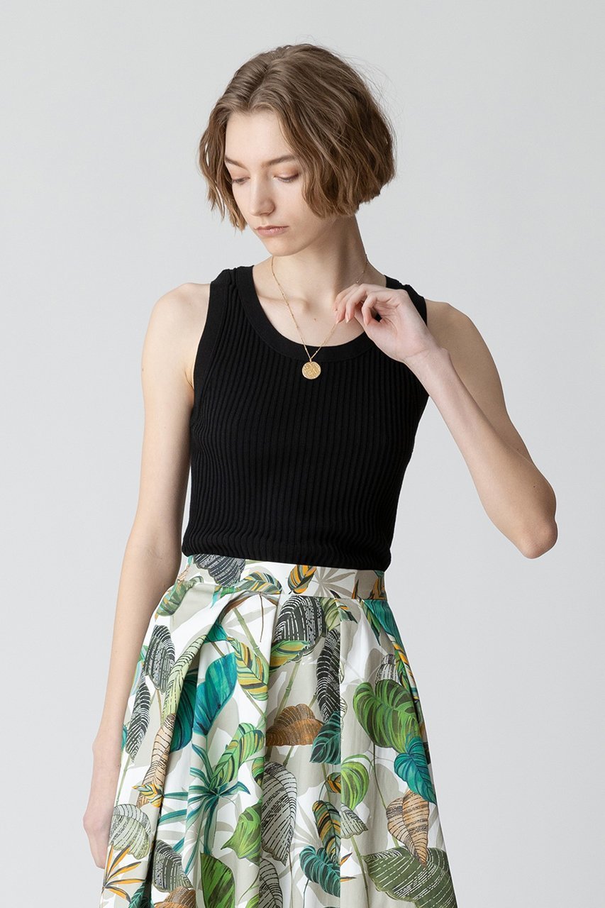 【アルアバイル/allureville】の2WAY RIB TANK 人気、トレンドファッション・服の通販 founy(ファニー) 　ファッション　Fashion　レディースファッション　Fashion for Women　トップス・カットソー　Cut & Sew Tops　ニット　Knit Tops & Sweaters　カジュアルプルオーバー・ニットトップス　Pullovers & Knit Tops / Casual Pullovers　インナー　Innerwear　カーディガン　Cardigan, Knitwear　タンク　Tank Top, Sleeveless Top　other-7|ID: prp329100003964997 ipo3291000000036531241