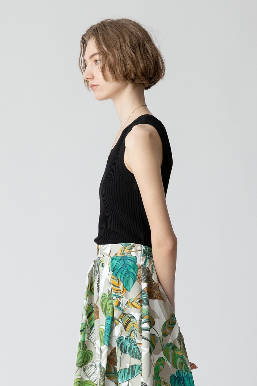 【アルアバイル/allureville】の2WAY RIB TANK 人気、トレンドファッション・服の通販 founy(ファニー) 　ファッション　Fashion　レディースファッション　Fashion for Women　トップス・カットソー　Cut & Sew Tops　ニット　Knit Tops & Sweaters　カジュアルプルオーバー・ニットトップス　Pullovers & Knit Tops / Casual Pullovers　インナー　Innerwear　カーディガン　Cardigan, Knitwear　タンク　Tank Top, Sleeveless Top　other-8|ID: prp329100003964997 ipo3291000000036531242