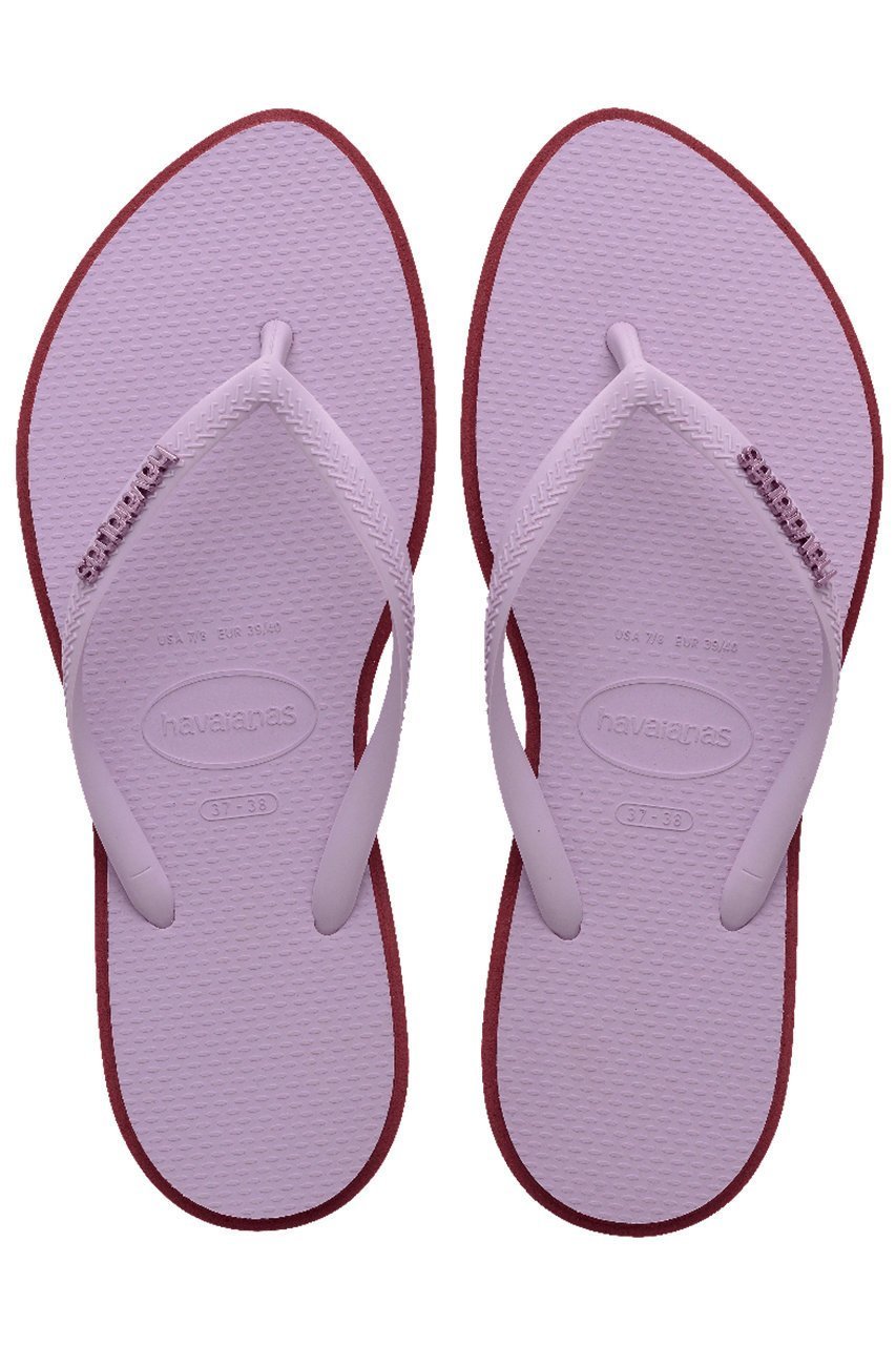 【ハワイアナス/havaianas】のSlim Point ビーチサンダル 人気、トレンドファッション・服の通販 founy(ファニー) 　ファッション　Fashion　レディースファッション　WOMEN　おすすめ　Recommend　サンダル　Sandals　スリム　Slim　パステル　Pastel　ビーチ　Beach　定番　Standard　 other-1|ID: prp329100003965019 ipo3291000000026135692