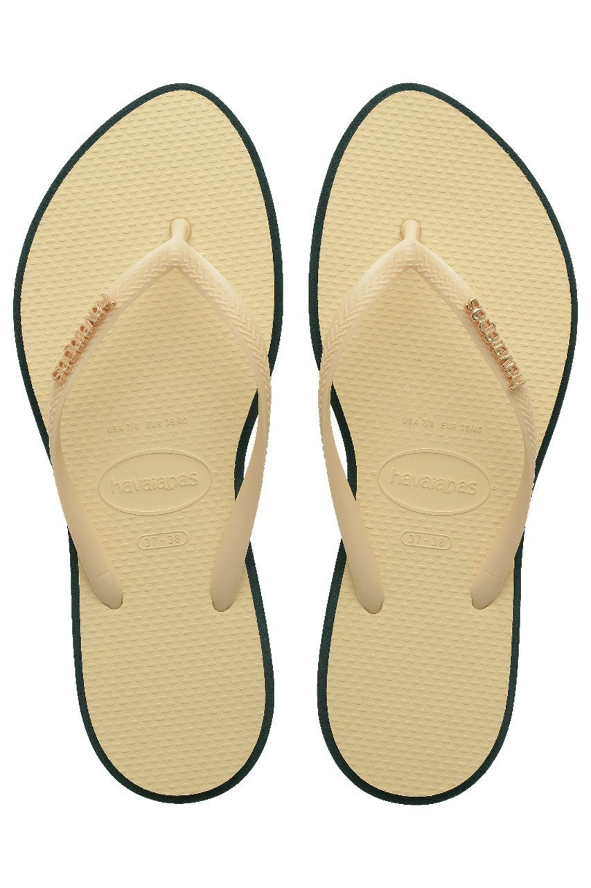 【ハワイアナス/havaianas】のSlim Point ビーチサンダル インテリア・キッズ・メンズ・レディースファッション・服の通販 founy(ファニー) 　ファッション　Fashion　レディースファッション　WOMEN　おすすめ　Recommend　サンダル　Sandals　スリム　Slim　パステル　Pastel　ビーチ　Beach　定番　Standard　パンタナルグリーン|ID: prp329100003965019 ipo3291000000026135694