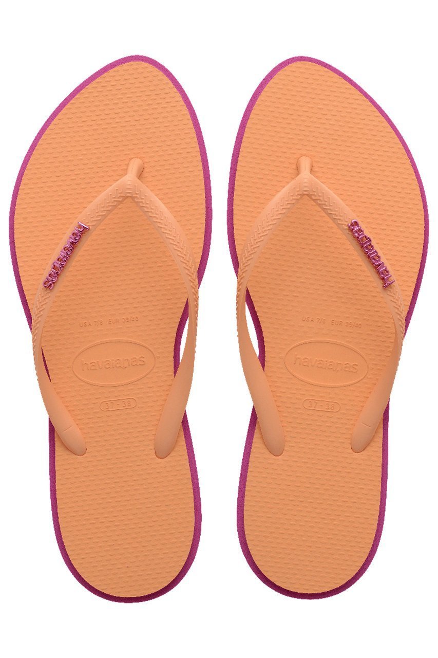 【ハワイアナス/havaianas】のSlim Point ビーチサンダル インテリア・キッズ・メンズ・レディースファッション・服の通販 founy(ファニー) 　ファッション　Fashion　レディースファッション　WOMEN　おすすめ　Recommend　サンダル　Sandals　スリム　Slim　パステル　Pastel　ビーチ　Beach　定番　Standard　NEW・新作・新着・新入荷　New Arrivals　ローズガム|ID: prp329100003965019 ipo3291000000026135695