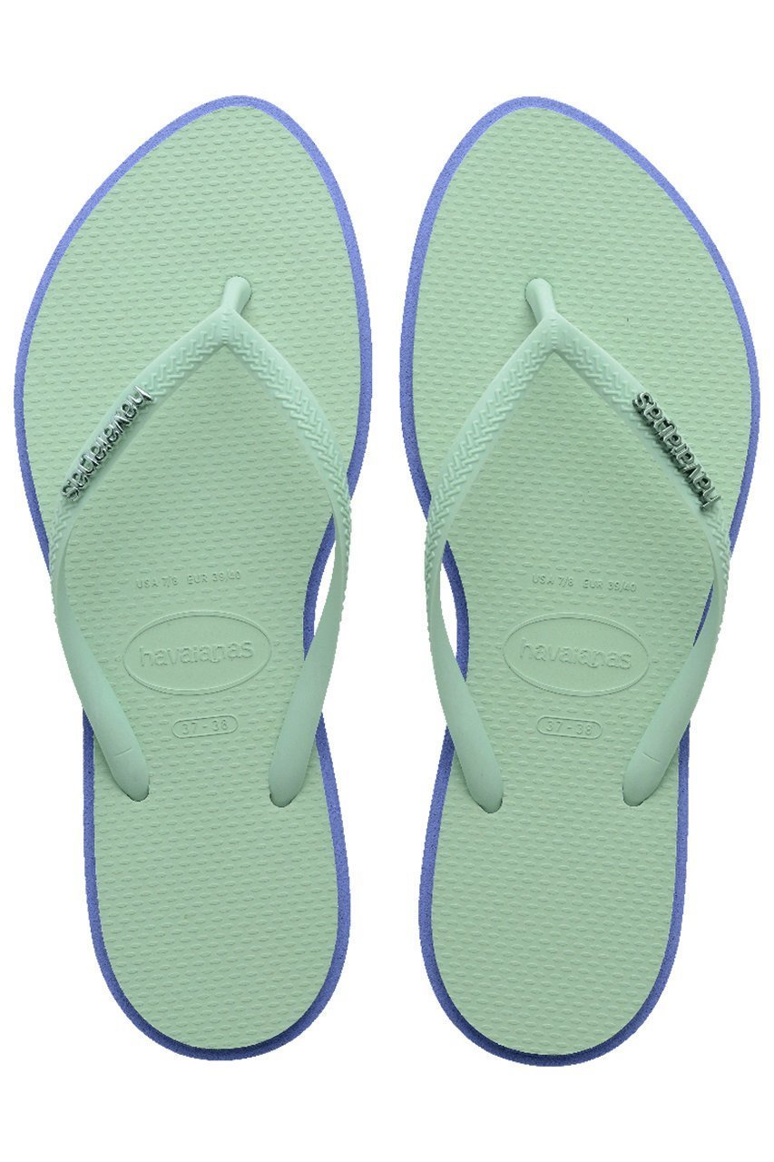 【ハワイアナス/havaianas】のSlim Point ビーチサンダル インテリア・キッズ・メンズ・レディースファッション・服の通販 founy(ファニー) 　ファッション　Fashion　レディースファッション　WOMEN　おすすめ　Recommend　サンダル　Sandals　スリム　Slim　パステル　Pastel　ビーチ　Beach　定番　Standard　NEW・新作・新着・新入荷　New Arrivals　プロヴァンスブルー|ID: prp329100003965019 ipo3291000000026135696