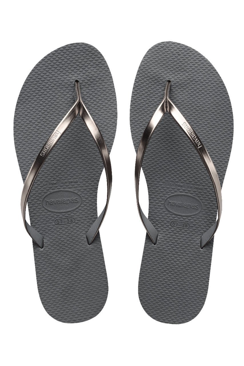 【ハワイアナス/havaianas】のYou Metallic ビーチサンダル インテリア・キッズ・メンズ・レディースファッション・服の通販 founy(ファニー) 　ファッション　Fashion　レディースファッション　WOMEN　おすすめ　Recommend　ウェッジ　Wedge　サンダル　Sandals　スタイリッシュ　Stylish　ドレス　Dress　ビーチ　Beach　メタリック　Metallic　ラップ　Wrap　スティールグレー×メタリックグラファイト|ID: prp329100003965024 ipo3291000000026135712