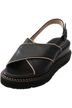 【ルカグロッシ/LucaGrossi】 厚底クロスベルトサンダル人気、トレンドファッション・服の通販 founy(ファニー) ファッション Fashion レディースファッション Fashion for Women ベルト&ウエストマーク Belts & Waist Accessories サンダル Sandals, Summer Shoes ストラップサンダル Strappy Sandals, Strap Sandals パイピング Piping, Trim Design リゾート Resort, Vacation Style 再入荷 Restock / Back in Stock 厚底 Platform Shoes 夏 Summer |ID:prp329100003965029