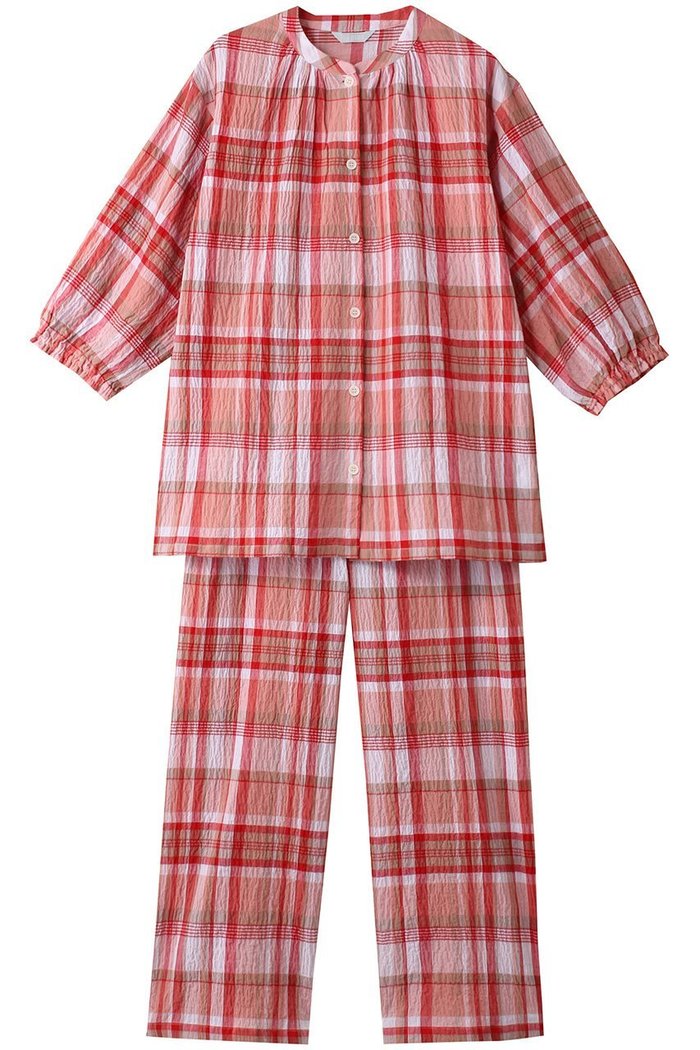 【キッドブルー/KID BLUE】の24シャーリングチェックパジャマ インテリア・キッズ・メンズ・レディースファッション・服の通販 founy(ファニー) https://founy.com/ ファッション Fashion レディースファッション Fashion for Women おすすめ Recommended / Our Picks サマー Summer, Summer Style シャーリング Shirring, Ruched チェック Check, Plaid, Tartan パジャマ Pajamas, Sleepwear リラックス Relax, Relaxed Fit |ID: prp329100003965033 ipo3291000000032833878