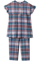 【キッドブルー/KID BLUE】の24シャーリングチェックパジャマ ブルー|ID: prp329100003965034 ipo3291000000032833890